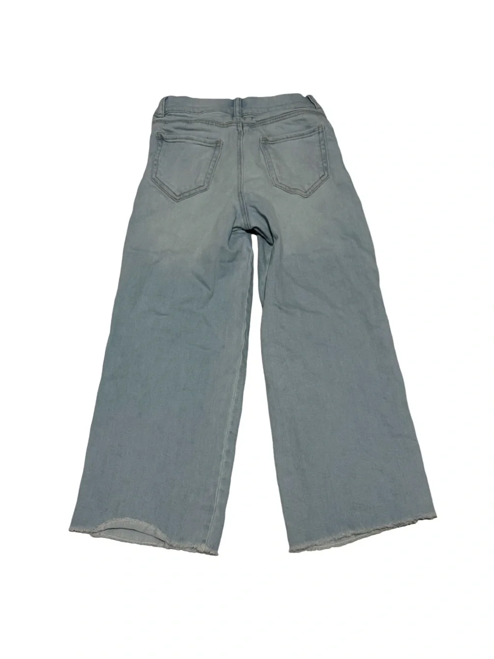 OshKosh B’gosh Light Wash Wide Leg Cropped Jeans Girls Size 7A